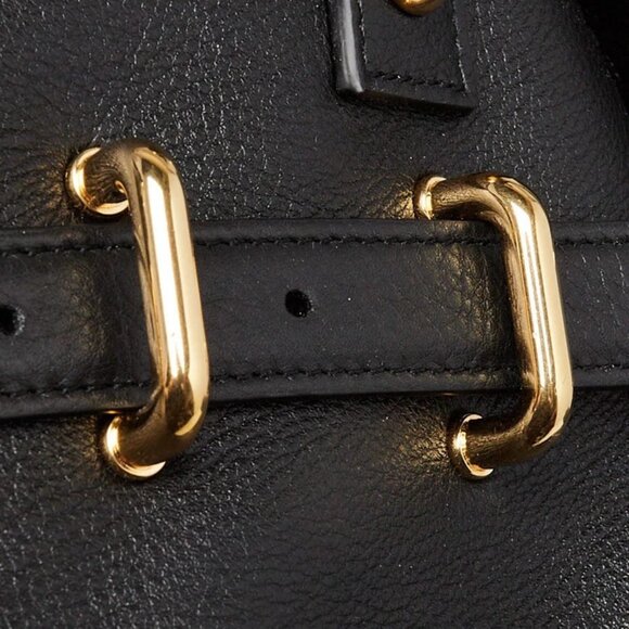 Celine Black Leather Medium Anita Shoulder Bag - Picture 8 of 12